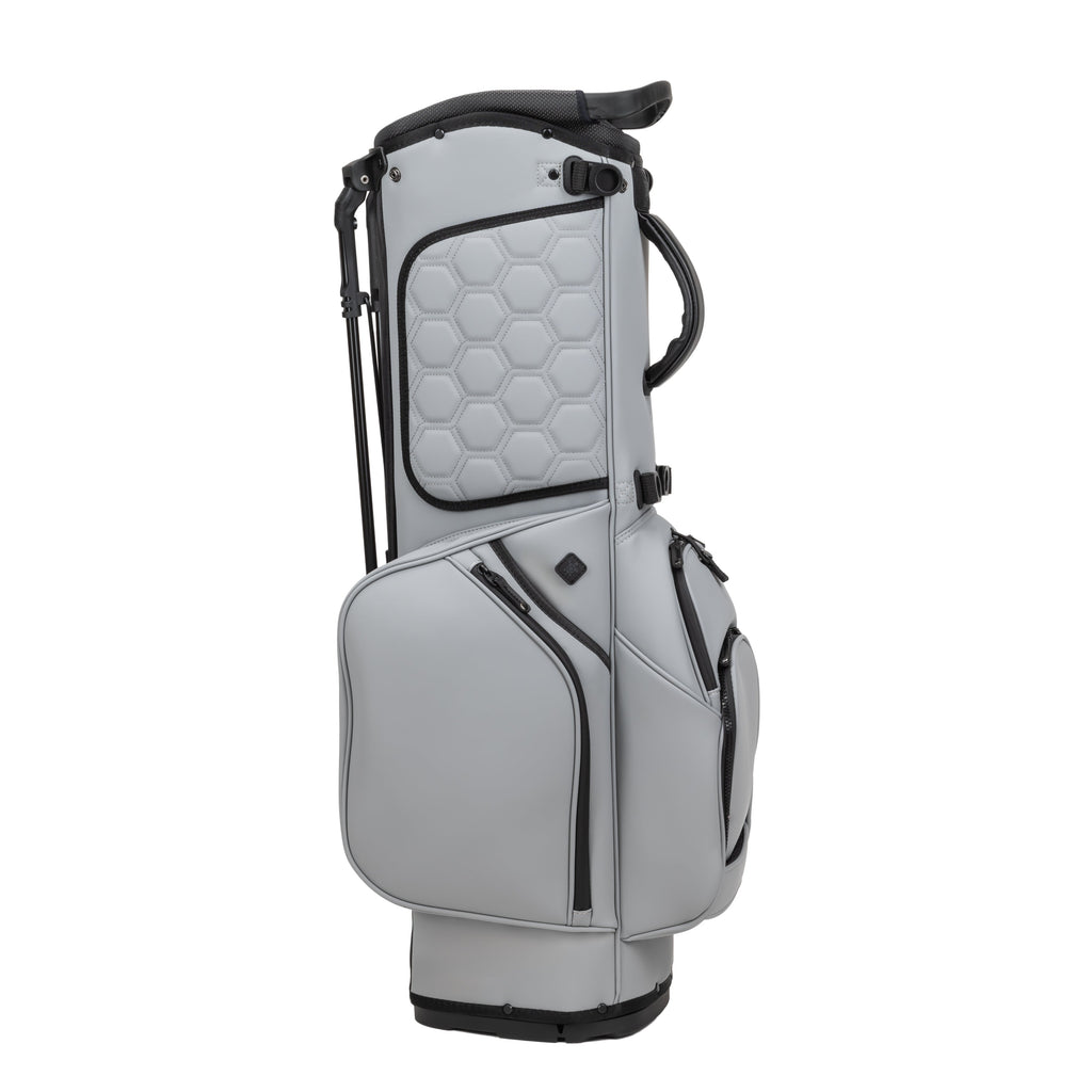 LUX 9.5" 14-Way Hybrid Stand Bag: Fossil (Gray)
